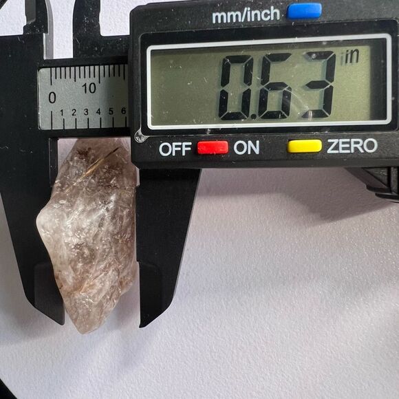 Golden Rutilated Quartz Crystal Freeform (#13) - Picture 8 of 11